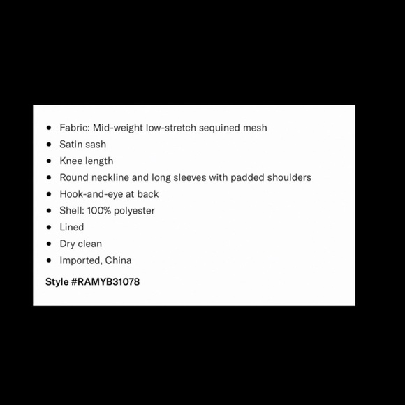 Ramy Brook Hallie Sequins Dress in BLACK. - Picture 10 of 10